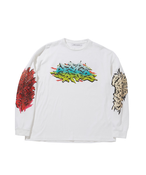 PIECE PRINTED TEE LS