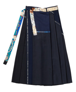 NY VINTAGE WOOL PATCH SKIRT 詳細画像