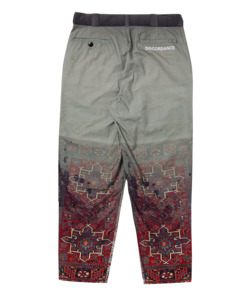 DAWNDIC RUG PRINT TROUSERS 詳細画像