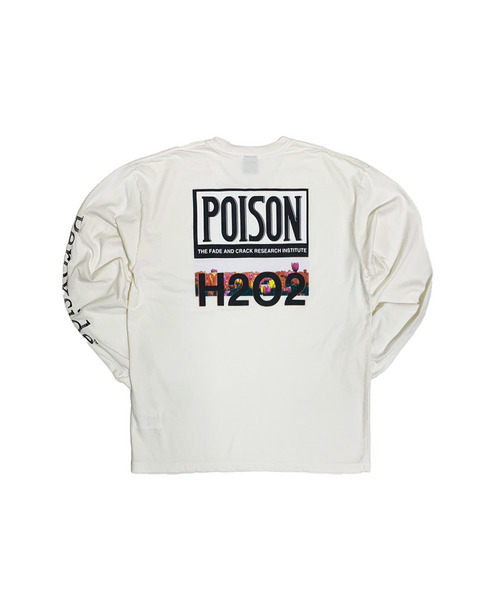 H2O2 LONG SLEEVE TEE 詳細画像 WHITE 2