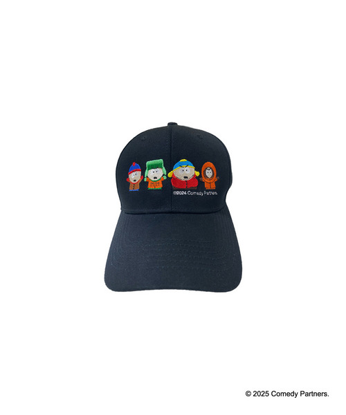 SOUTHPARK CHARACTER EMBROIDERY CAP 詳細画像 BLACK 2