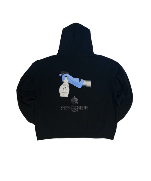 H2O2 HOODIE 詳細画像 BLACK 2